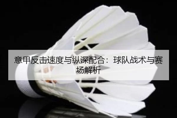 意甲反击速度与纵深配合：球队战术与赛场解析